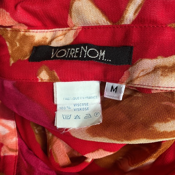 Vintage Pink Floral Blouse - Picture 13 of 14